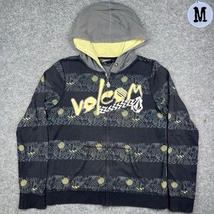 Volcom Zig Zag All Over Print Thin Hoodie Sweatshirt